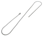 Stainless Steel Rollo Chain Necklace 2.5 MM