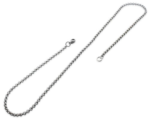 Stainless Steel Rollo Chain Necklace 3MM