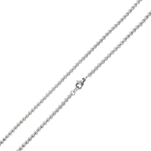 Stainless Steel Rollo Chain Necklace 3MM