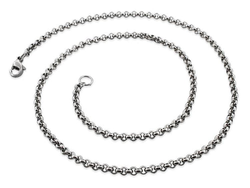 Stainless Steel Rollo Chain Necklace 3MM