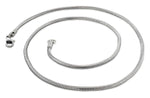 Stainless Steel Snake Chain Necklace 2.4 MM