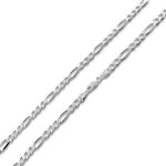 Sterling Silver Figaro Chain 6mm
