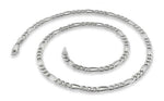 Sterling Silver Figaro Chain 4mm