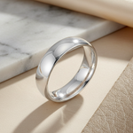 Sterling Silver Wedding Band 5mm