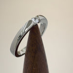 Sterling Silver Round Clear CZ Ring