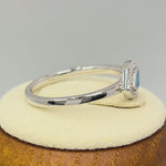 Sterling Silver Blue Lab Opal CZ Evil Eye Ring