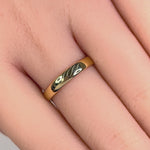 Solid 14K Yellow Gold 3mm Plain Wedding Band