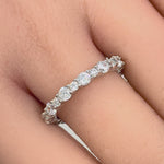 Sterling Silver Eternity Round Clear CZ Ring