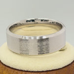 Sterling Silver Wedding Band Ring 8mm