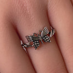 Sterling Silver Butterfly Ring