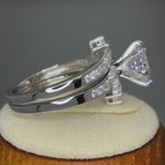 Sterling Silver 2 Carat CZ Engagement Ring