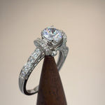 Sterling Silver Lavish Round Cut Clear CZ Ring