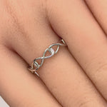 Sterling Silver Infinity Knot Ring