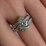 Sterling Silver 2 Carat CZ Engagement Ring
