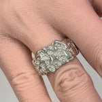 Sterling Silver Men's Heavy Nugget Ring