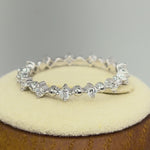Sterling Silver Eternity Thin CZ Ring