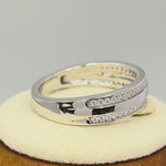 Sterling Silver Half Eternity Clear CZ Ring