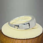 Sterling Silver 5 Bar Mother of Pearl Ring