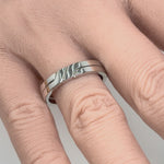Sterling Silver Puzzle Band Ring
