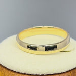 Solid 14K Yellow Gold 3mm Plain Wedding Band