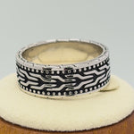 Sterling Silver Pattern Band