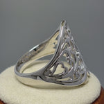 Sterling Silver Floral Vines Ring