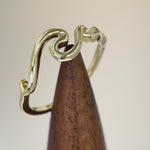 Solid 14K Gold Rolling Waves Ring