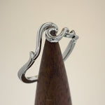 Sterling Silver Rolling Waves Ring