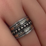 Sterling Silver Bali Design Ring