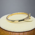 Solid 14K Gold Simple Heart Ring