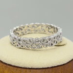 Sterling Silver Triquetra Charm Ring