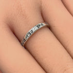 Sterling Silver "She believed she could, so she did" Ring