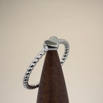 Sterling Silver Plain Heart Ring
