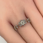 Sterling Silver Flower Ring