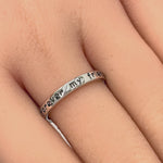 Sterling Silver "Always my daughter, forever my friend" Ring