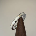 Sterling Silver Seamless Mother of Pearl Ring