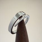 Sterling Silver End Bar Ring