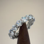 Sterling Silver Eternity Round CZ Ring