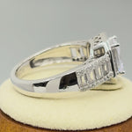 Sterling Silver 1.10 ct. Emerald-Cut CZ Ring