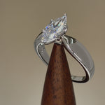 Sterling Silver Marquise CZ Ring