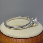 Sterling Silver 3 Stone CZ Ring
