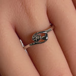 Sterling Silver Paw & Heart Ring