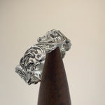 Sterling Silver Filigree Floral Ring