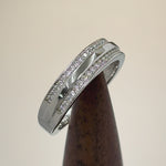 Sterling Silver Half Eternity Clear CZ Ring