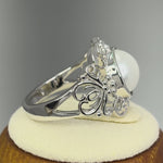Sterling Silver Mother of Pearl Ring