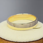 Solid 14K Gold 4mm Comfort Fit Wedding Band
