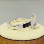 Sterling Silver End Bar Ring