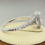 Sterling Silver 1.25 ct. Pear-shape CZ Engagement Ring