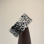Sterling Silver Floral Band Ring