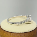 Sterling Silver Blue Lab Opal Floral Ring